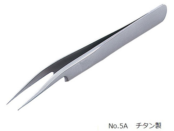 【百貨店SALE制限事項★尖んがり2倍＆2,000円引き換え証】【お取り寄せ】RUBIS MEISTER 毛抜き 腫瘍壊死因子(チタン)製 No.5A 毛抜き 細やか毛抜き 試験用小物 計器