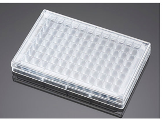 【レビュー投稿で100円OFFクーポン】【お取り寄せ】Corning 96ウェル スクウェアウェル プレート フタ付き 353925 培養用プレート ティッシュカルチャー 容器 計量器