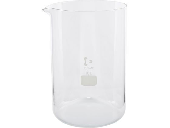 【レビュー投稿で100円OFFクーポン】【お取り寄せ】SCHOTT DURAN 厚手ビーカー 10L 211318609 ビーカー 計量カップ コップ ガラス容器 計量器