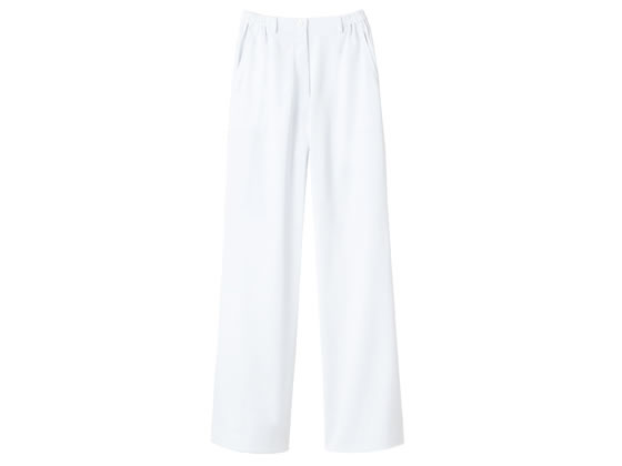 【レビュー投稿で100円OFFクーポン】【お取り寄せ】住商モンブラン レディスナースパンツ 白 L 73-1321 白衣パンツ 医療服 ユニフォーム