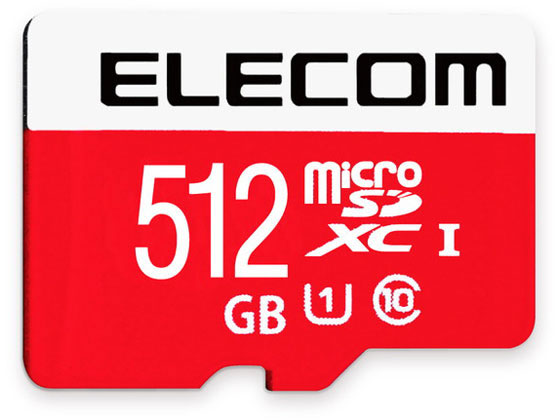 【百貨店SALE押さえる★尖んがり2倍＆2,000円クーポン券】【お取り寄せ】エレコム マイクロSD 512GB ニンテンドースイッチ相応う GM-MFMS512G ＳＤ ＳＤＨＣ記憶装置歌留多 記憶装置歌留多 書きとどめる手段 家電