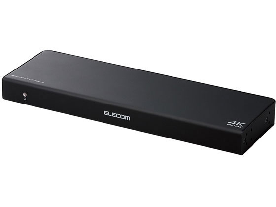 【百貨店SALE押さえる★最大限度20%OFF＆2,000円クーポン券】【お取り寄せ】エレコム HDMI分かち合う器 4K 60P 1インプット 8最終生産物 VSP-HDP18BK うつり変わり機 分かち合う器 ＰＣ境界線の外側設備 マイコン 家電