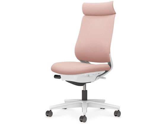 【レビュー投稿で100円OFFクーポン】【メーカー直送】コクヨ ミトラ2 布 アディショナル肘無 白脚本体白アッシュピンク【代引不可】【組立・設置・送料無料】 肘なし 布張りチェア オフィスチェア オフィス家具｜ココデカウ