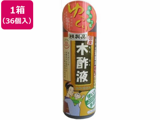 【マラソン限定★ポイント2倍】【メーカー直送】日本漢方研究所 木酢液 純粋木酢液 320mL 36個【代引不可】入浴剤 バス ボディケア スキンケア|ココデカウ