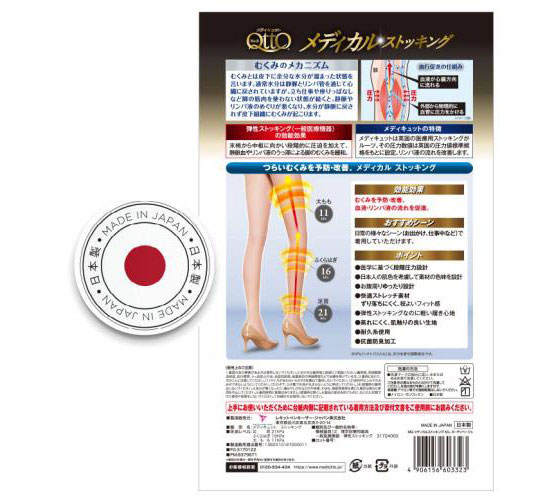 メディキュット ストッキング ヌーディーベージュ M-L 48個 レディース