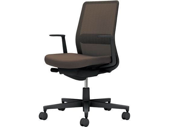 【レビュー投稿で100円OFFクーポン】【メーカー直送】コクヨ モネット L型肘 ダークグレージュ【代引不可】【組立・設置・送料無料】肘付き 固定肘タイプ メッシュチェア オフィスチェア オフィス家具