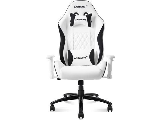 【マラソン限定★ポイント2倍】送料無料【お取り寄せ】AKRacing ゲーミングチェア Pinon ホワイト AKR-PINON-WHITE 布張りタイプ ゲーミングチェア オフィスチェア オフィス家具｜ココデカウ