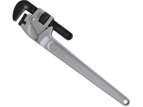 【マラソン限定★ポイント2倍】【お取り寄せ】ARM アルミパイプレンチ600mm PW-AL600 空調配管工具 水道 空調配管用工具 作業用品 工具|ココデカウ