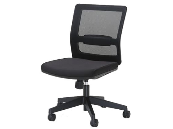 【レビュー投稿で100円OFFクーポン】【メーカー直送】ライオン事務器 オフィスチェアー 肘なし ブラック LE-1700-BK 86814【代引不可】【お客様組立】肘なし メッシュチェア オフィスチェア オフィス家具