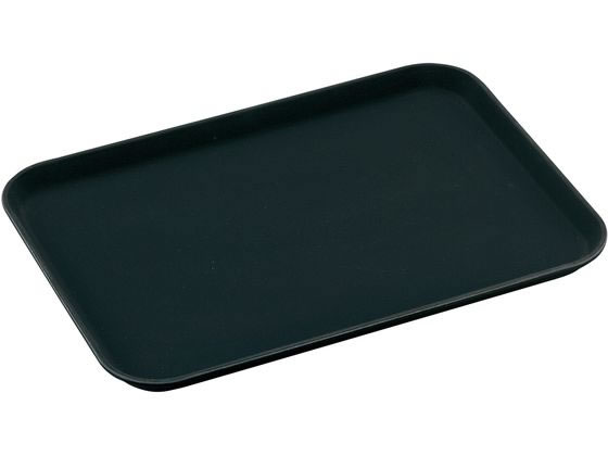 【レビュー投稿で100円OFFクーポン】【お取り寄せ】Cambro ノンスリップトレー 長角 1418CT(110)ブラック おしぼりトレイ トレー お盆 コースター テーブル キッチン