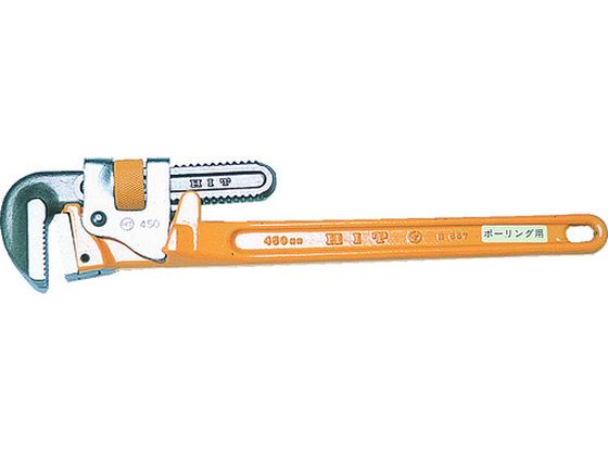 【レビュー投稿で100円OFFクーポン】【お取り寄せ】HIT ボーリング グラウンドパイプレンチ 450mm PWB-450 空調配管工具 水道 空調配管用工具 作業用品 工具