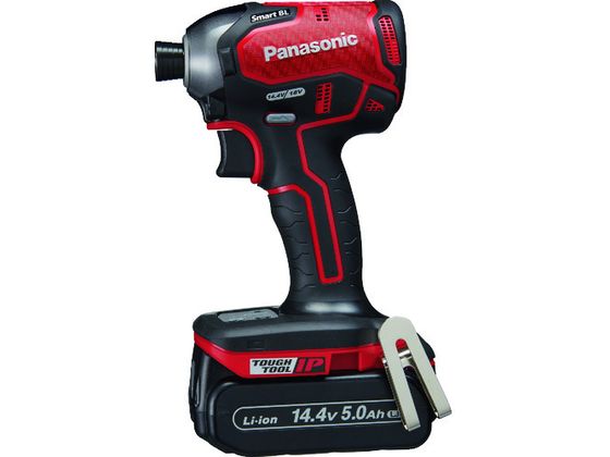 【レビュー投稿で100円OFFクーポン】【お取り寄せ】Panasonic デュアル インパクトドライバー 14.4V 5.0Ahセット 赤 EZ76A1LJ2F-R インパクトドライバー 電動工具 油圧工具 作業用品 工具