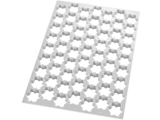 【マラソン限定★ポイント2倍】【お取り寄せ】thermohauser TH クッキーカッティングシート 47551 星型 63ヶ取 抜き型 製菓 厨房 キッチン