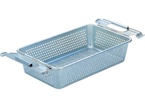 【レビュー投稿で100円OFFクーポン】【お取り寄せ】TRUSCO 取手付パンチングBOX 有効内寸360×245×118 PM-5 バット トレー 金属製 金属容器 計量器