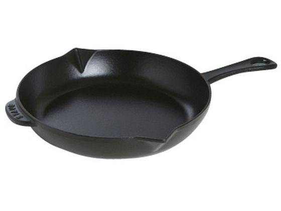 【レビュー投稿で100円OFFクーポン】【お取り寄せ】STAUB ストウブ ビュッフェスキレット 26cm ブラック 40510-617 キッチン雑貨