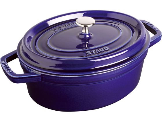 【百貨店SALE押さえる★最大限度20%OFF＆2,000円クーポン券】【お取り寄せ】STAUB ストウブ ピコ・ココット オーバル 33糎 グランブルー 40510-290 勝手もと雑貨