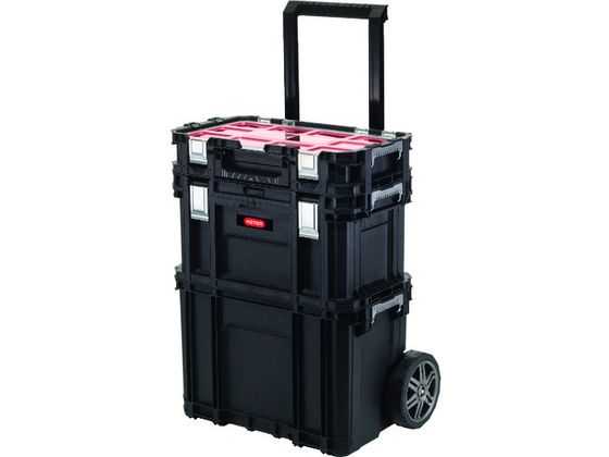 【レビュー投稿で100円OFFクーポン】送料無料【お取り寄せ】KETER コネクトローリングシステム 17203038 整理 保管 作業