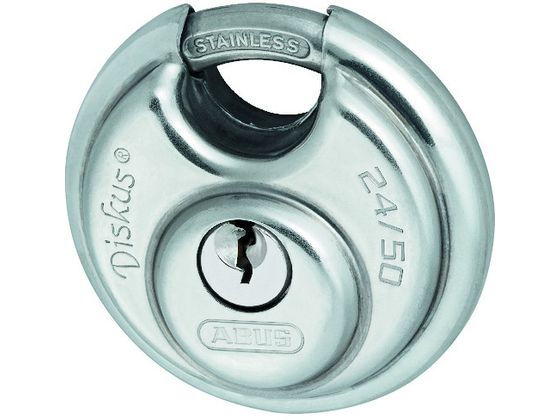 【レビュー投稿で100円OFFクーポン】【お取り寄せ】ABUS ディスカス ステンレス吊 24IB-50 補助錠 建築金物 土木 建築資材