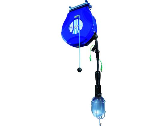 【レビュー投稿で100円OFFクーポン】【お取り寄せ】日平 リール ランプリールブレーキ式10M125V／10A(コード引き出し時) HEP-610HLS-BL 延長コード コードリール 工事用品 作業用品 工具