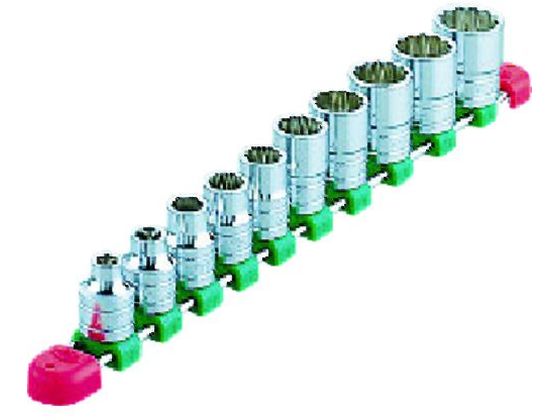 【レビュー投稿で100円OFFクーポン】【お取り寄せ】KTC 12.7sq.ソケットセット[10コ組] TB410XE ソケット ソケットレンチ 作業用品 工具