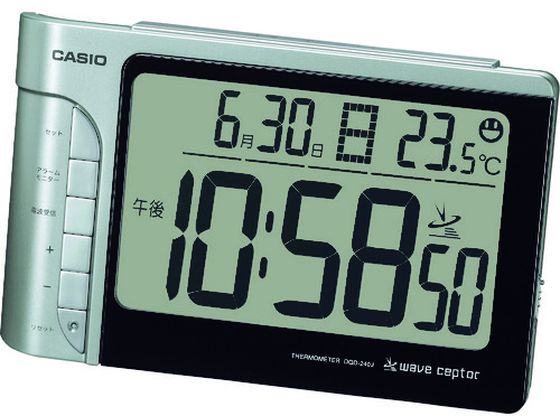 【マラソン限定★2,000円クーポン＆ポイント2倍】【お取り寄せ】カシオ 電波置時計(デジタルクロック) DQD-240J-8JF 置き時計 時計