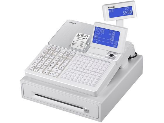 楽天市場】カシオ 電子レジスター4部門 ホワイト SR-C550-EX