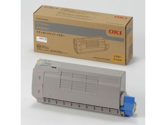 【マラソン限定★ポイント2倍】【お取り寄せ】OKI TC-C4CY1 トナー イエロー 沖データ ＯＫＩ レーザープリンタ トナーカートリッジ インク 10,619円