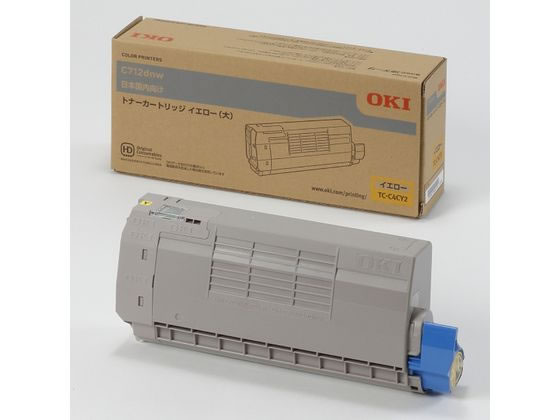 【マラソン限定★2,000円クーポン＆ポイント2倍】OKI TC-C4CY2 トナー イエロー 沖データ ＯＫＩ レーザープリンタ トナーカートリッジ インク