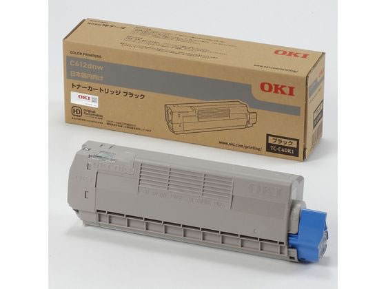 【マラソン限定★2,000円クーポン＆ポイント2倍】【お取り寄せ】OKI TC-C4DK1 トナー ブラック 沖データ ＯＫＩ レーザープリンタ トナーカートリッジ インク 6,276円