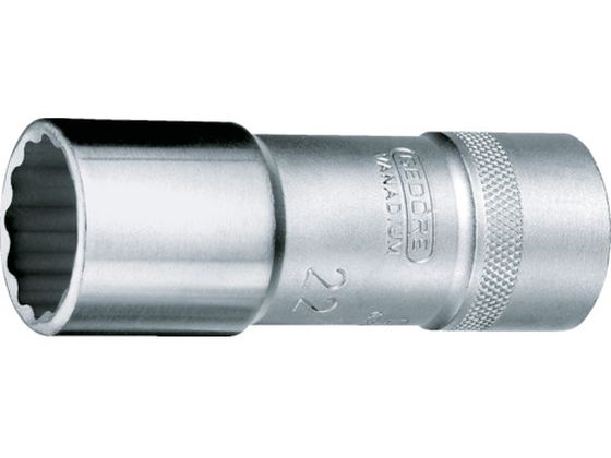【レビュー投稿で100円OFFクーポン】【お取り寄せ】GEDORE ソケット ロング(12角) 1／2 24mm 6140760 ソケット ソケットレンチ 作業用品 工具