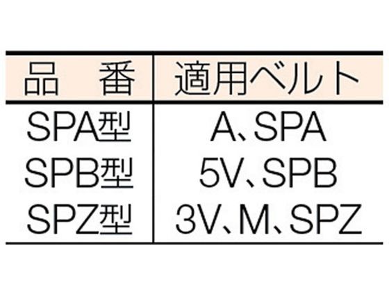 定番の中古商品 EVN ブッシングプーリー SPA 280mm 溝数1 SPA280-1