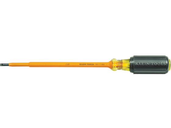 【レビュー投稿で100円OFFクーポン】【お取り寄せ】KLEIN 絶縁マイナスドライバー 5.0×180 6017INS 絶縁ドライバー 空調 電設資材 作業用品 工具