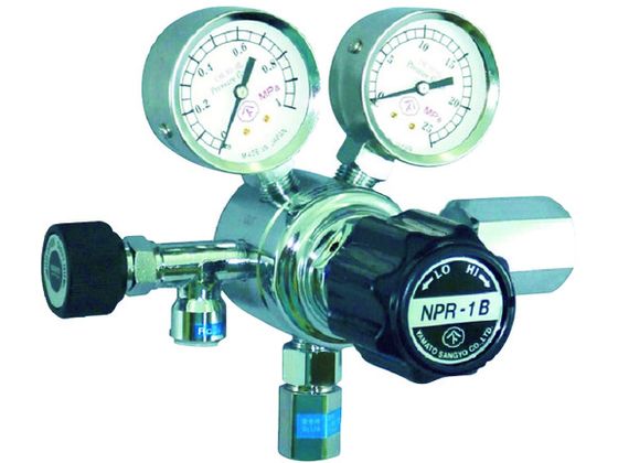 【マラソン限定★ポイント2倍】【お取り寄せ】ヤマト 分析機用圧力調整器 NPR-1B-R-13N01-2210-F-HE 溶接ガスホース 調整器 カプラ 溶接 潤滑 接着 補修|ココデカウ