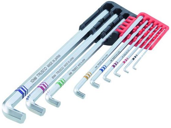 【レビュー投稿で100円OFFクーポン】【お取り寄せ】TRUSCO トーション六角棒レンチ 9本組 TTX-9S 六角棒レンチ ドライバー 作業用品 工具