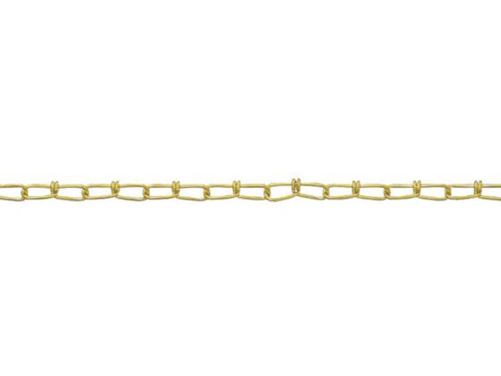 【マラソン限定★ポイント2倍】【お取り寄せ】ニッサチェイン 真鍮キリンスビクターチェイン 1.6mm&times;30m BV16 チェーン ワイヤー 接合金物 土木 建築資材｜ココデカウ 9,128円