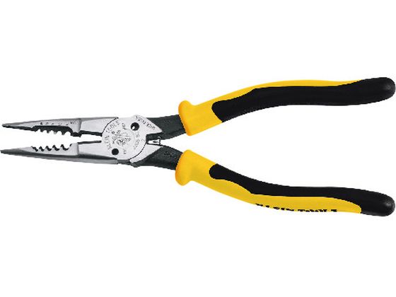 【レビュー投稿で100円OFFクーポン】【お取り寄せ】KLEIN ロングノーズプライヤー コンフォートハンドル 220mm J206-8C ラジオペンチ ペンチ ニッパ プライヤー 作業用品 工具