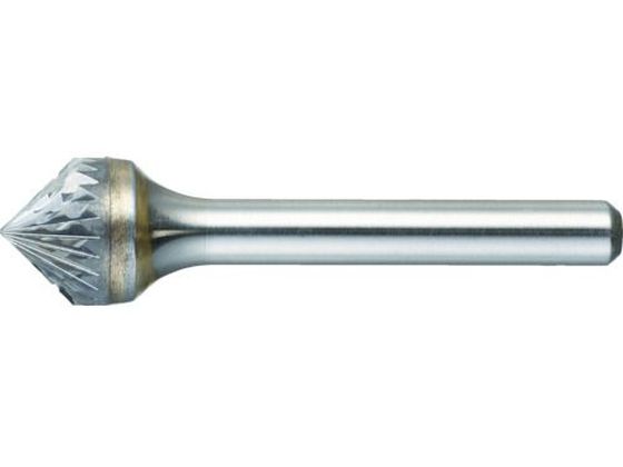 【レビュー投稿で100円OFFクーポン】【お取り寄せ】TRUSCO 超硬バー 円錐型60° Φ16×刃長14×軸6 ダブルカット TB50C160 超硬バー 研削研磨用品 作業用品 工具