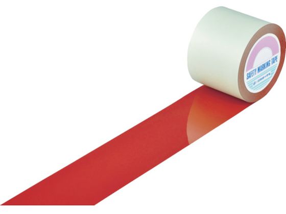【レビュー投稿で100円OFFクーポン】【お取り寄せ】緑十字 ガードテープ 赤 100mm幅×100m 屋内用 ラインテープ 安全保護テープ 粘着テープ 梱包