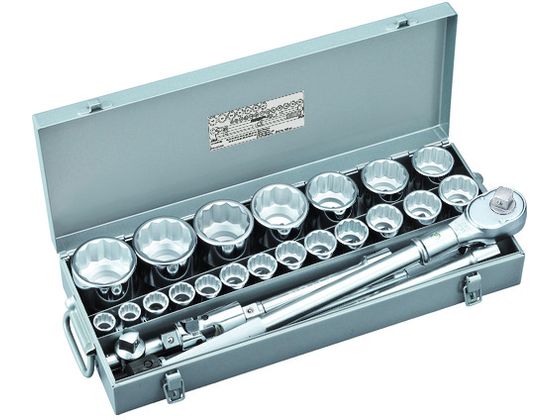【お取り寄せ】TONE ソケットレンチセット 差込角19.0mm 26点セット 230M