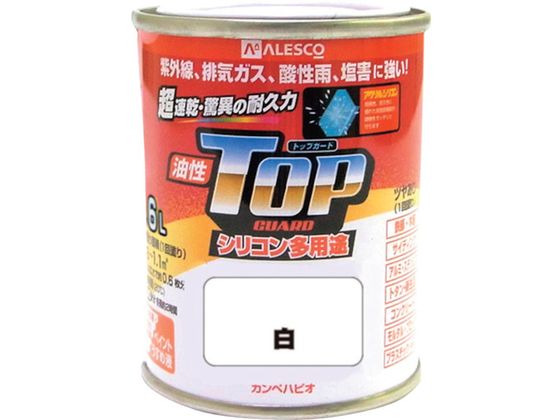 【レビュー投稿で100円OFFクーポン】【お取り寄せ】KANSAI カンペ 油性トップガード1.6L白 #00017640011016 塗料 塗装 養生 内装 土木 建築資材