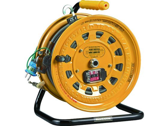 【マラソン限定★ポイント2倍】【お取り寄せ】ハタヤ 逆配電型ブレーカーリール テモートリール 単相100Vアース付30+3m GB-130K コードリール100V コードリール 延長コード 工事用品 作業用品 工具|ココデカウ