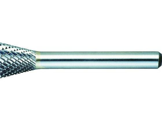 【レビュー投稿で100円OFFクーポン】【お取り寄せ】TRUSCO 超硬バー 逆テーパーΦ12.7(28°)×刃長12.7×軸6ダブル TB52C127 超硬バー 研削研磨用品 作業用品 工具