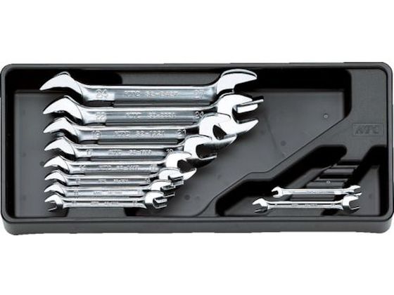 【レビュー投稿で100円OFFクーポン】【お取り寄せ】KTC スパナセット[8本組] TS208 スパナ レンチ プーラー 作業用品 工具