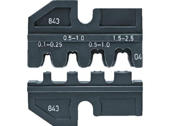 【マラソン限定★2,000円クーポン＆ポイント2倍】【お取り寄せ】KNIPEX 9749-14 圧着ダイス (9743-200用) 9749-14 圧着工具 空調 電設資材 作業用品 工具