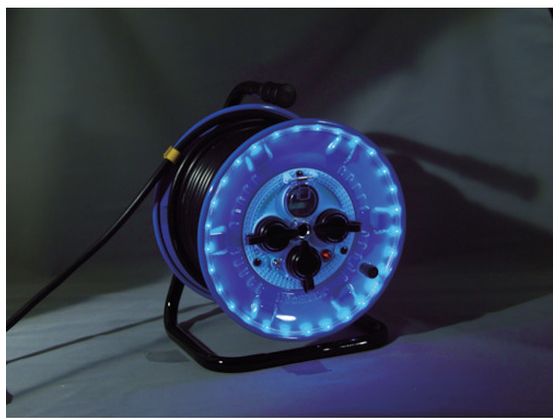 【マラソン限定★ポイント2倍】【お取り寄せ】日動 電工ドラム 防雨型LEDラインドラム 緑 漏電保護専用 30m NPWL-EB33-G コードリール防雨型 コードリール 延長コード 工事用品 作業用品 工具｜ココデカウ 30,711円