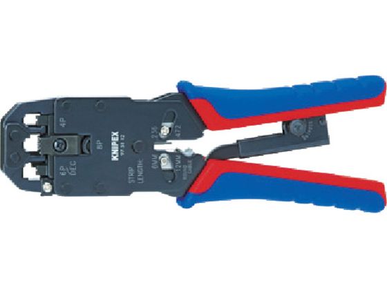 【マラソン限定★ポイント2倍】【お取り寄せ】KNIPEX プラグ用圧着ペンチ 200mm 9751-12 圧着ペンチ ペンチ ニッパ プライヤー 作業用品 工具