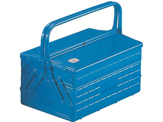 【レビュー投稿で100円OFFクーポン】【お取り寄せ】TRUSCO 3段式工具箱 352×220×343 ブルー GT-350-B ツールボックス ツールバック 保管 作業