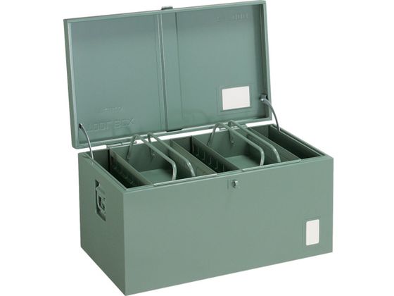 【レビュー投稿で100円OFFクーポン】送料無料【お取り寄せ】TRUSCO 中型車載用工具箱 中皿付 700×420×370 整理 保管 作業