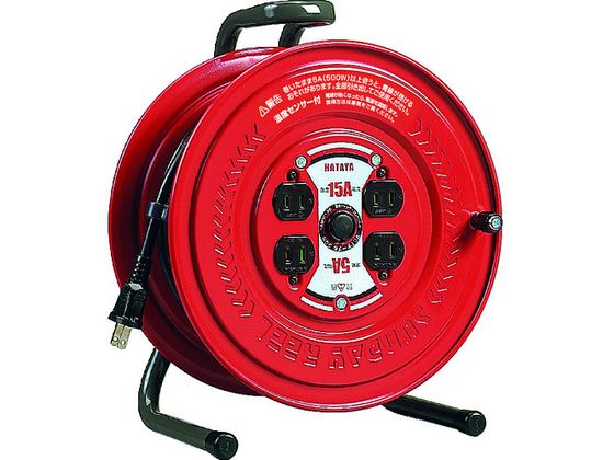 【レビュー投稿で100円OFFクーポン】【お取り寄せ】ハタヤ サンデーリール 単相100V 1.25SQ 30m 温度センサー付 S-30S コードリール１００Ｖ コードリール 延長コード 工事用品 作業用品 工具