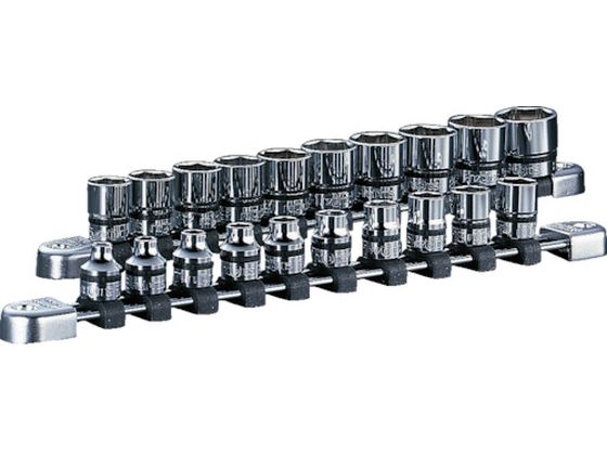 【レビュー投稿で100円OFFクーポン】【お取り寄せ】ネプロス 9.5sq.ソケットセット[20コ組] NTB320A ソケット ソケットレンチ 作業用品 工具